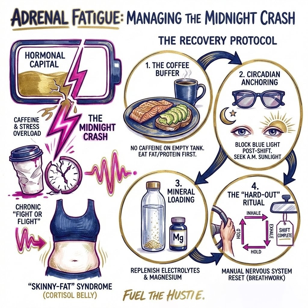 Adrenal Fatigue: Managing the Midnight Crash - LateNightPlaybook.com