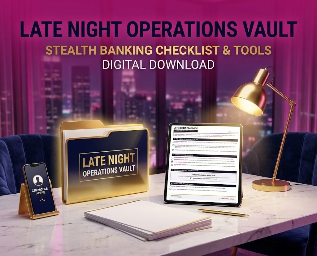 Banking Secrets for the Undercover CEO - LateNightPlaybook.com