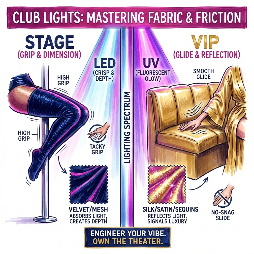 Club Lights: Mastering Fabric and Friction - LateNightPlaybook.com